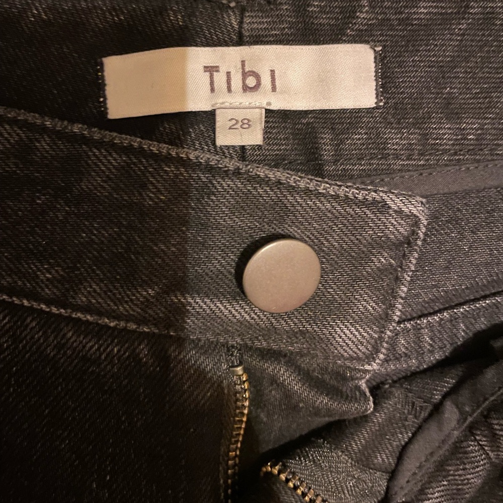 Tibi Washed Black Jeans - Picture 3 of 6